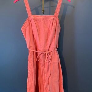 Old Navy Coral Tie-Front Sundress